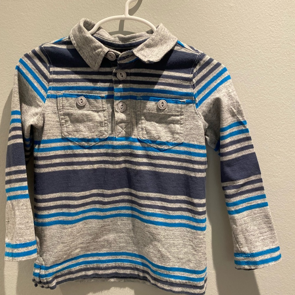 Tea Collection Boys long sleeve polo Size XS
